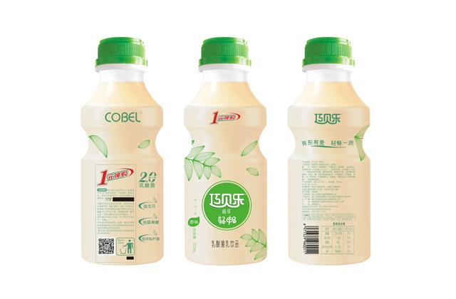 巧貝樂乳酸菌乳飲品產品包裝設計-公司LOGO形象設計、產品包裝設計、外包裝箱設計